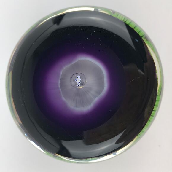 Perthshire 1972B Faceted Cushion Patterned Millefiori Latticinio Rod Paperweight - Picture 2 of 16